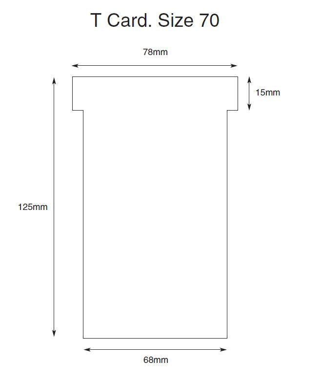 Strafoplan T Cards Size 70 Premium