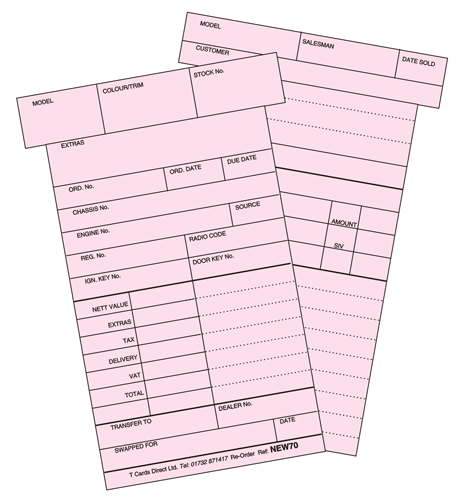 Vehicle Stock Control Board